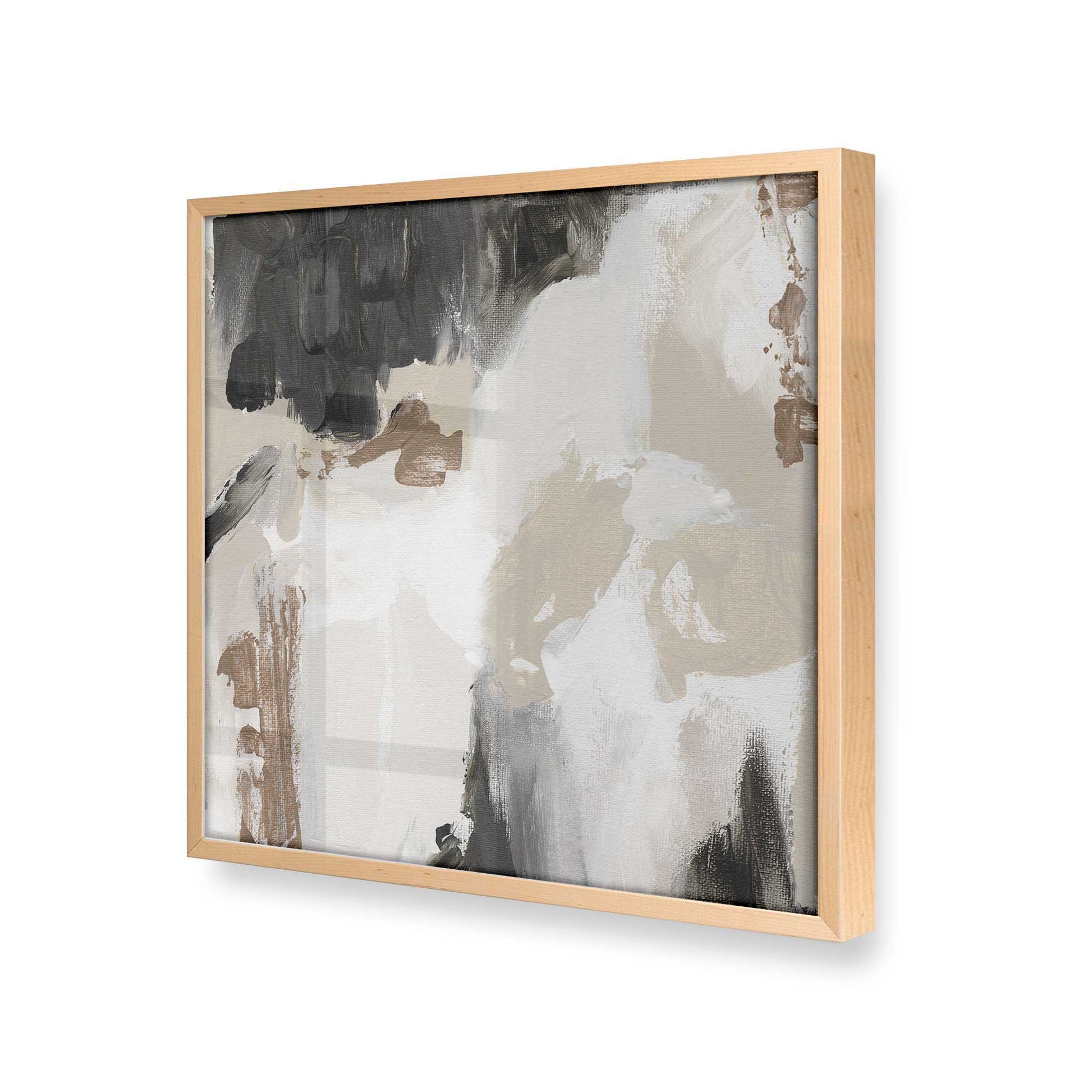 [Color:Raw Maple], Picture of art in a Raw Maple frame at an angle