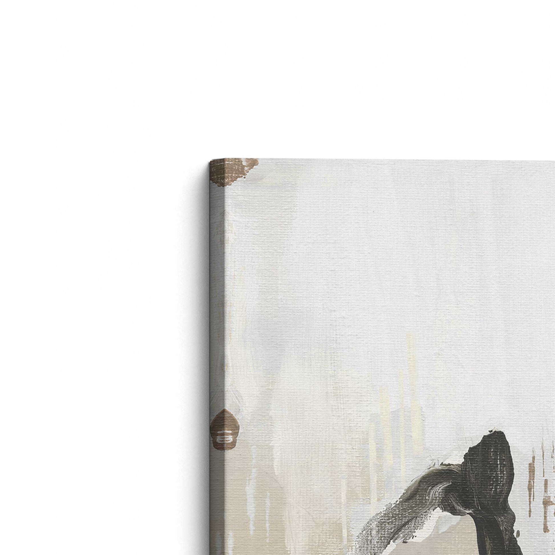 [Color:Stretched Canvas], Picture of the corner of the art