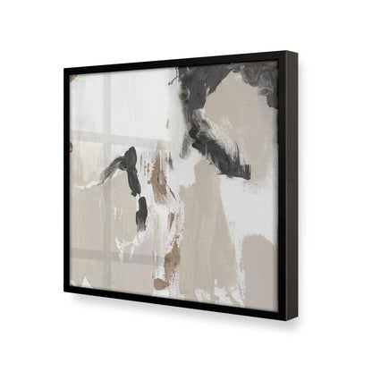 [Color:Satin Black], Picture of art in a Satin Black frame at an angle