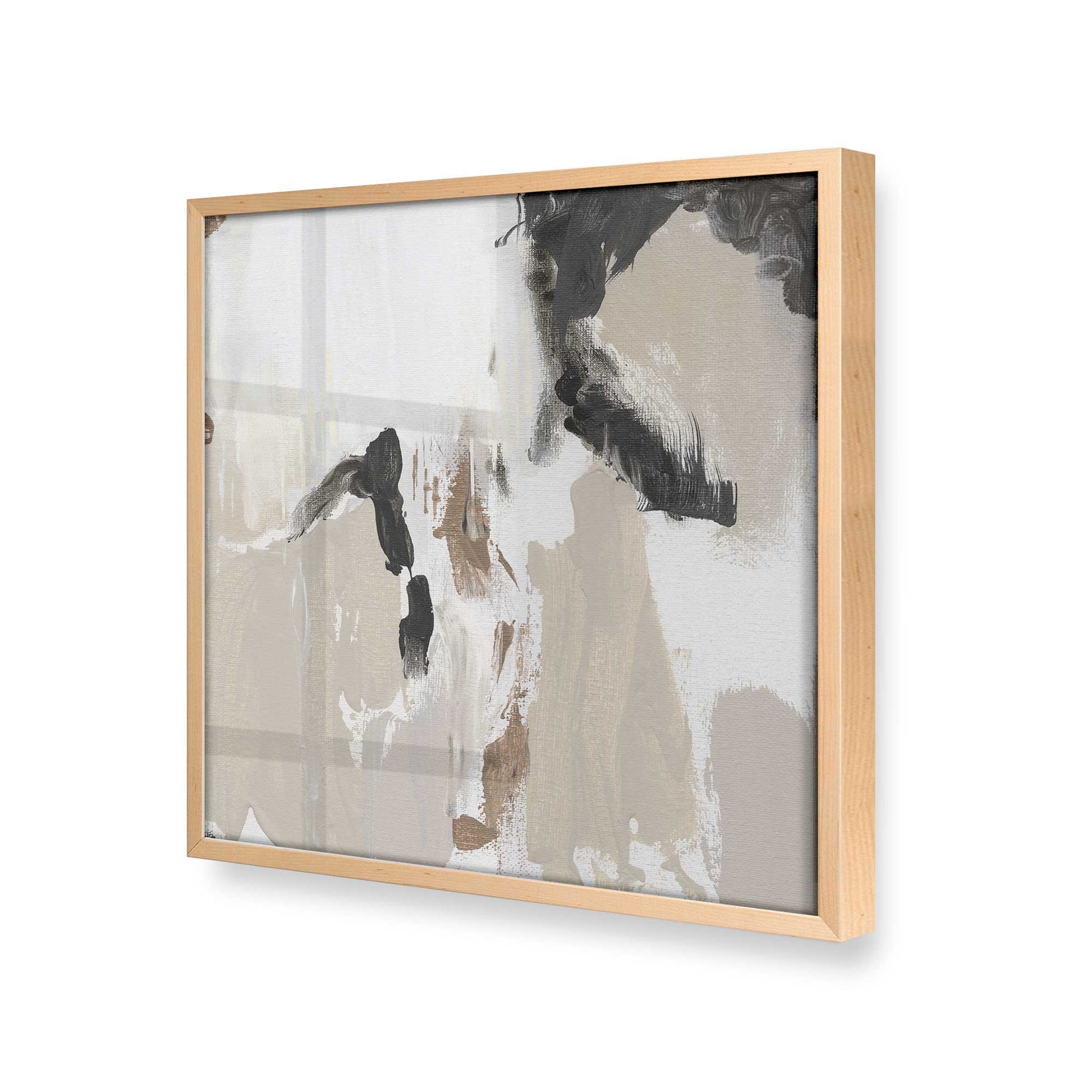 [Color:Raw Maple], Picture of art in a Raw Maple frame at an angle