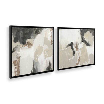 [Color:Satin Black], Picture of art in a Satin Black frame at an angle