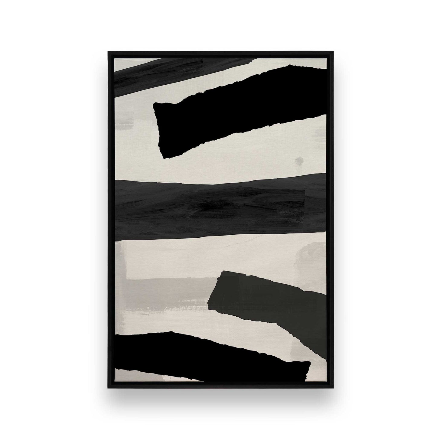 [Color:Satin Black], Picture of art in a Satin Black frame