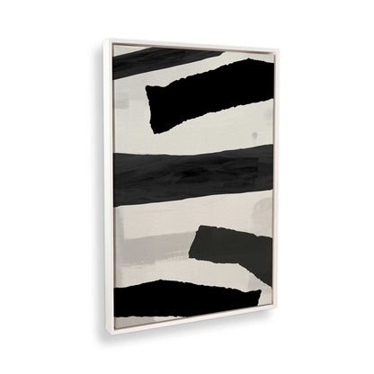 [Color:Opaque White], Picture of art in a White frame at an angle