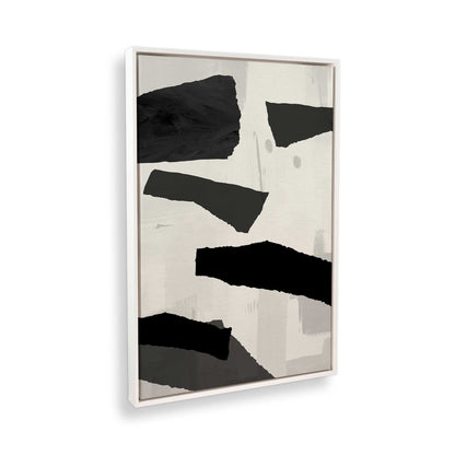 [Color:Opaque White], Picture of art in a White frame at an angle