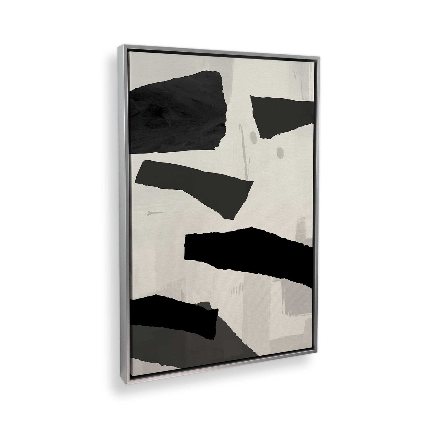 [Color:Polished Chrome], Picture of art in a Polished Chrome frame at an angle