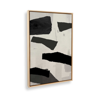 [Color:American Maple], Picture of art in a American Maple frame at an angle