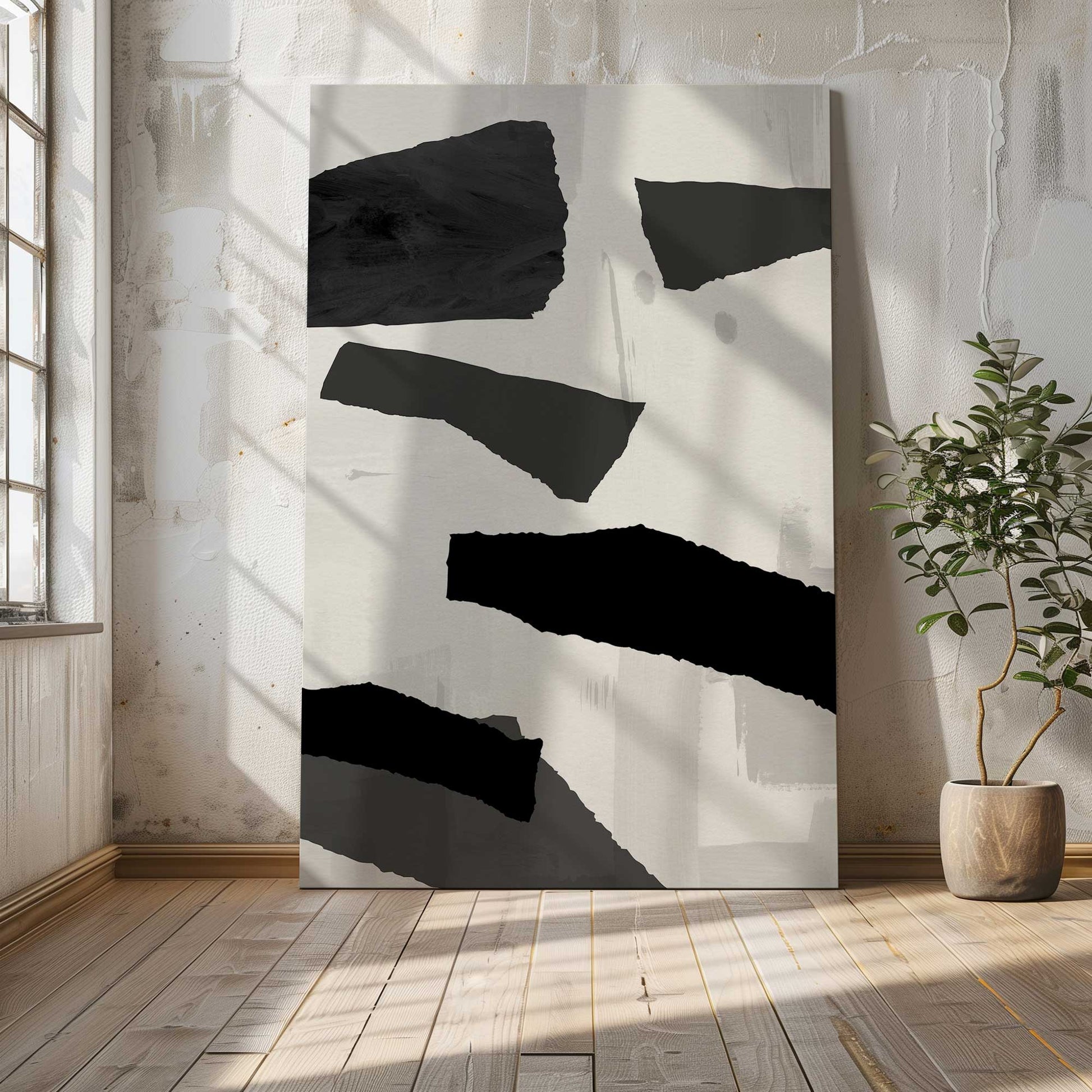 [Color:Stretched Canvas], Picture of art in a room