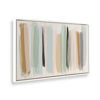 [Color:Opaque White], Picture of art in a White frame at an angle