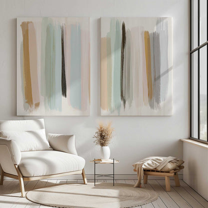 [Color:Stretched Canvas], Picture of art in a room