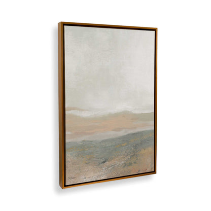 [Color:Polished Gold], Picture of art in a Polished Gold frame at an angle