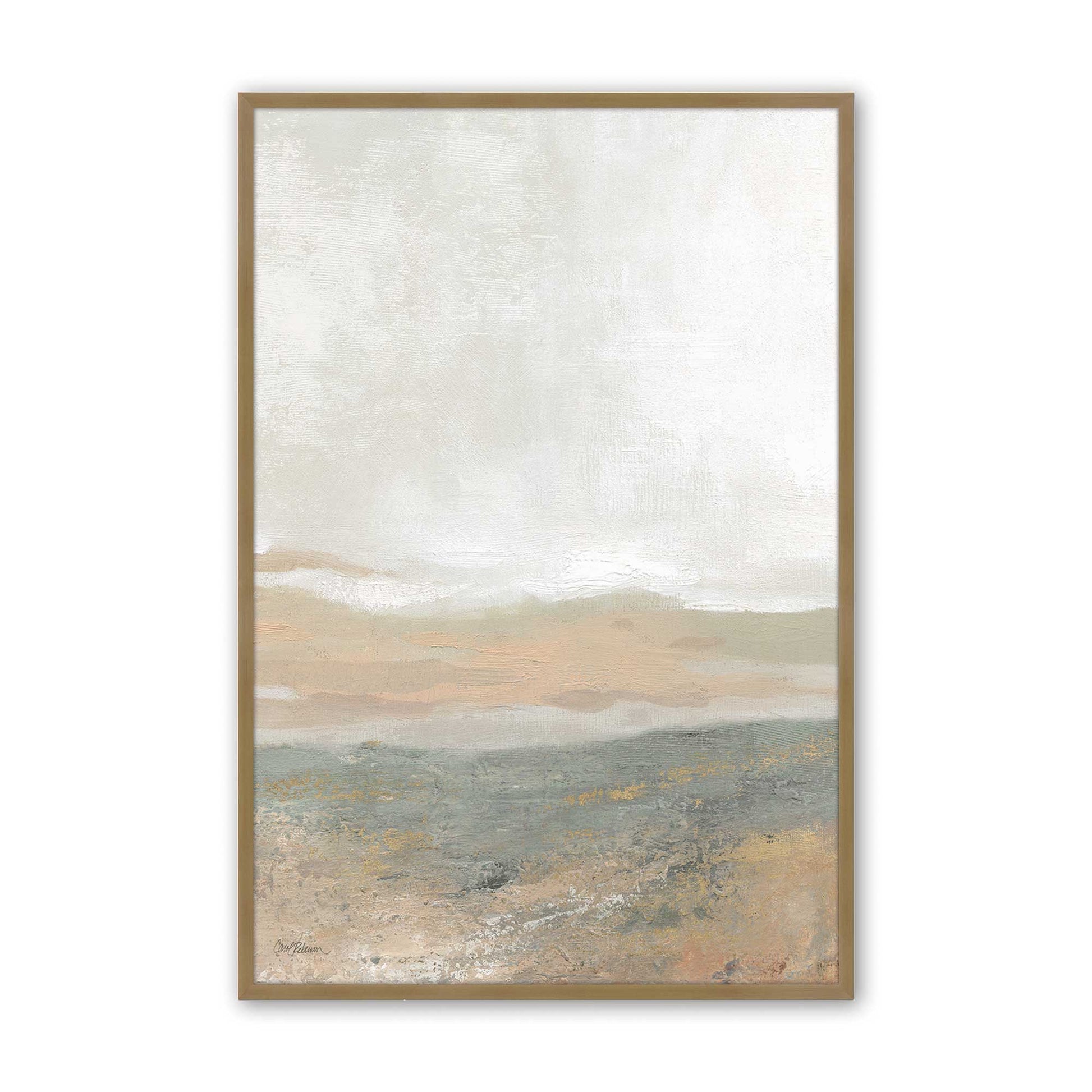 [Color:Brushed Gold], Picture of art in a Brushed Gold frame