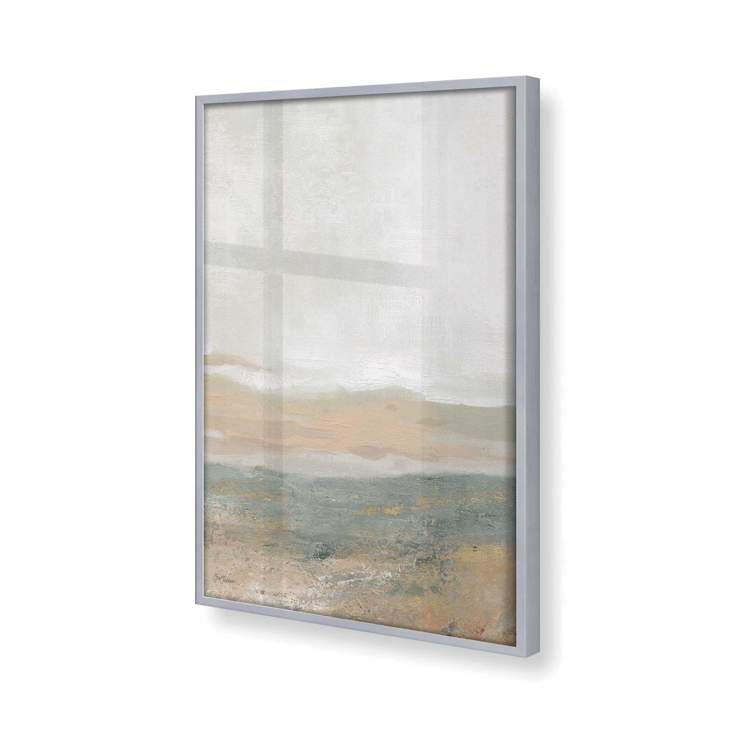 [Color:Polished Chrome], Picture of art in a Polished Chrome frame at an angle