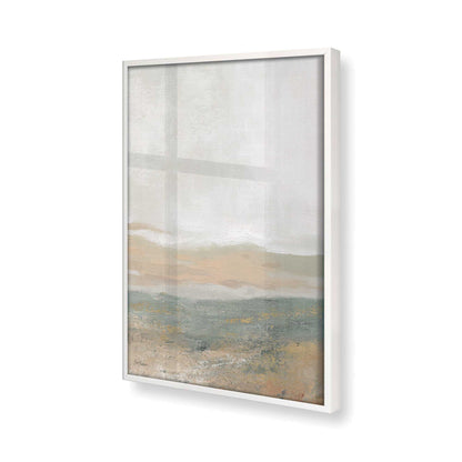 [Color:Opaque White], Picture of art in a Opaque White frame at an angle