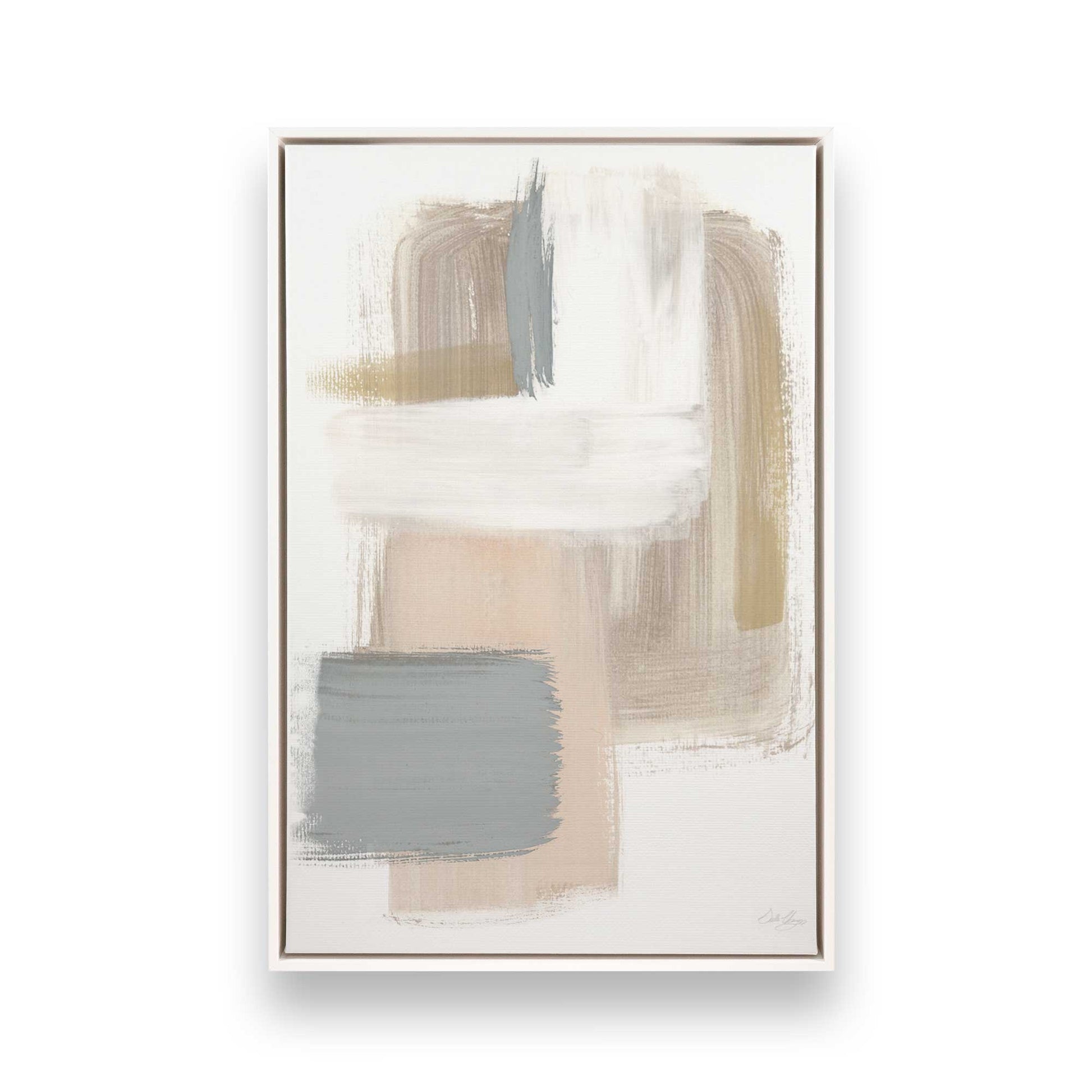 [Color:Opaque White], Picture of art in a White frame