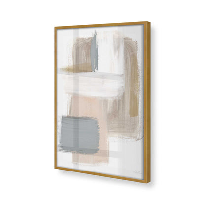 [Color:Polished Gold], Picture of art in a Polished Gold frame at an angle