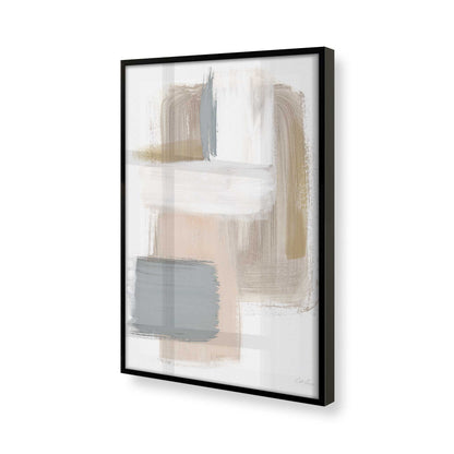 [Color:Satin Black], Picture of art in a Satin Black frame at an angle