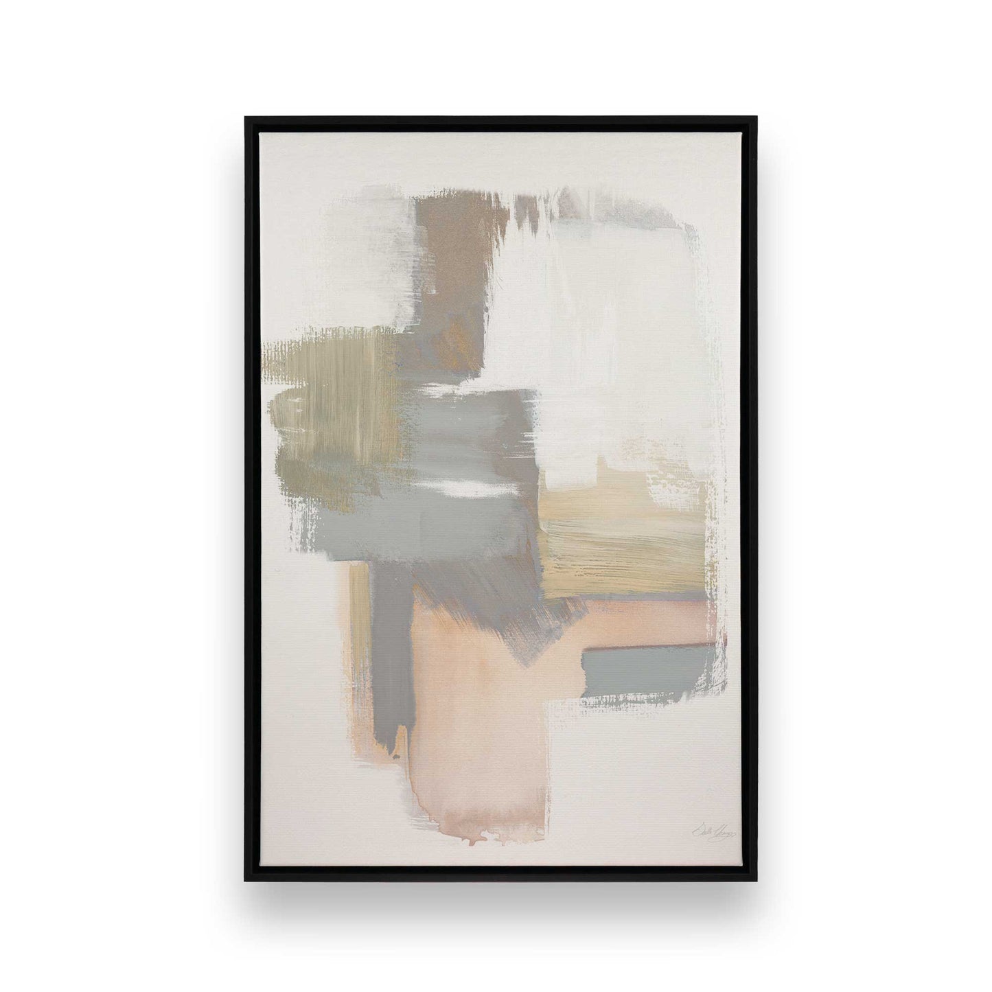 [Color:Satin Black], Picture of art in a Satin Black frame