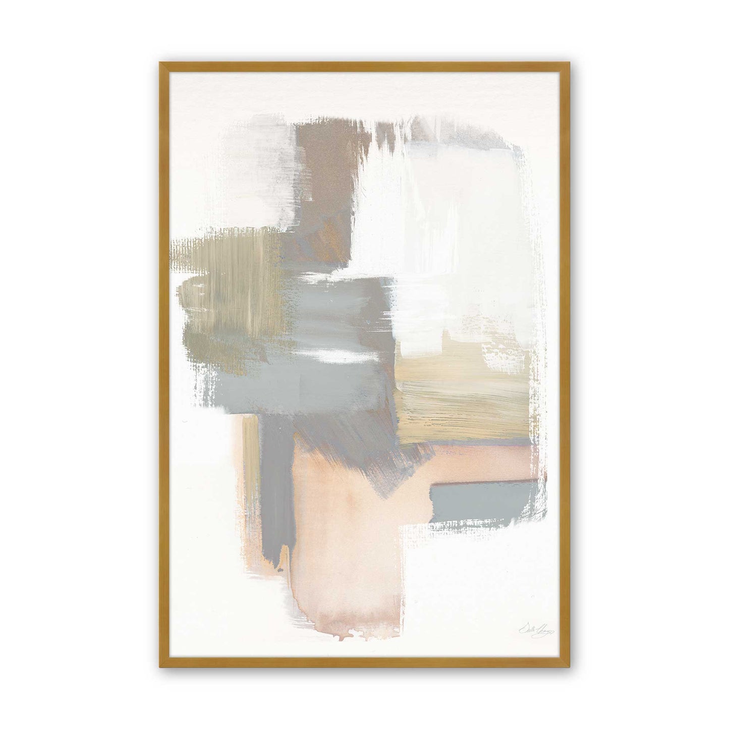 [Color:Polished Gold], Picture of art in a Polished Gold frame