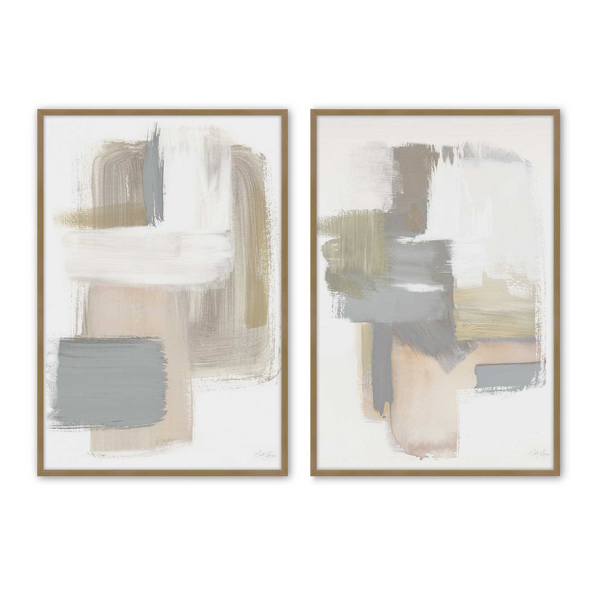 [Color:Brushed Gold], Picture of art in a Brushed Gold frame