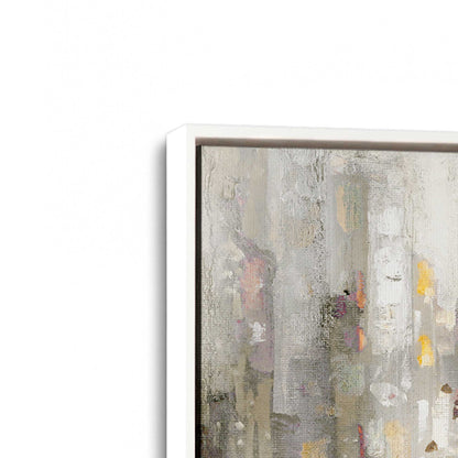 [Color:Opaque White], Picture of art in a White frame at an angle