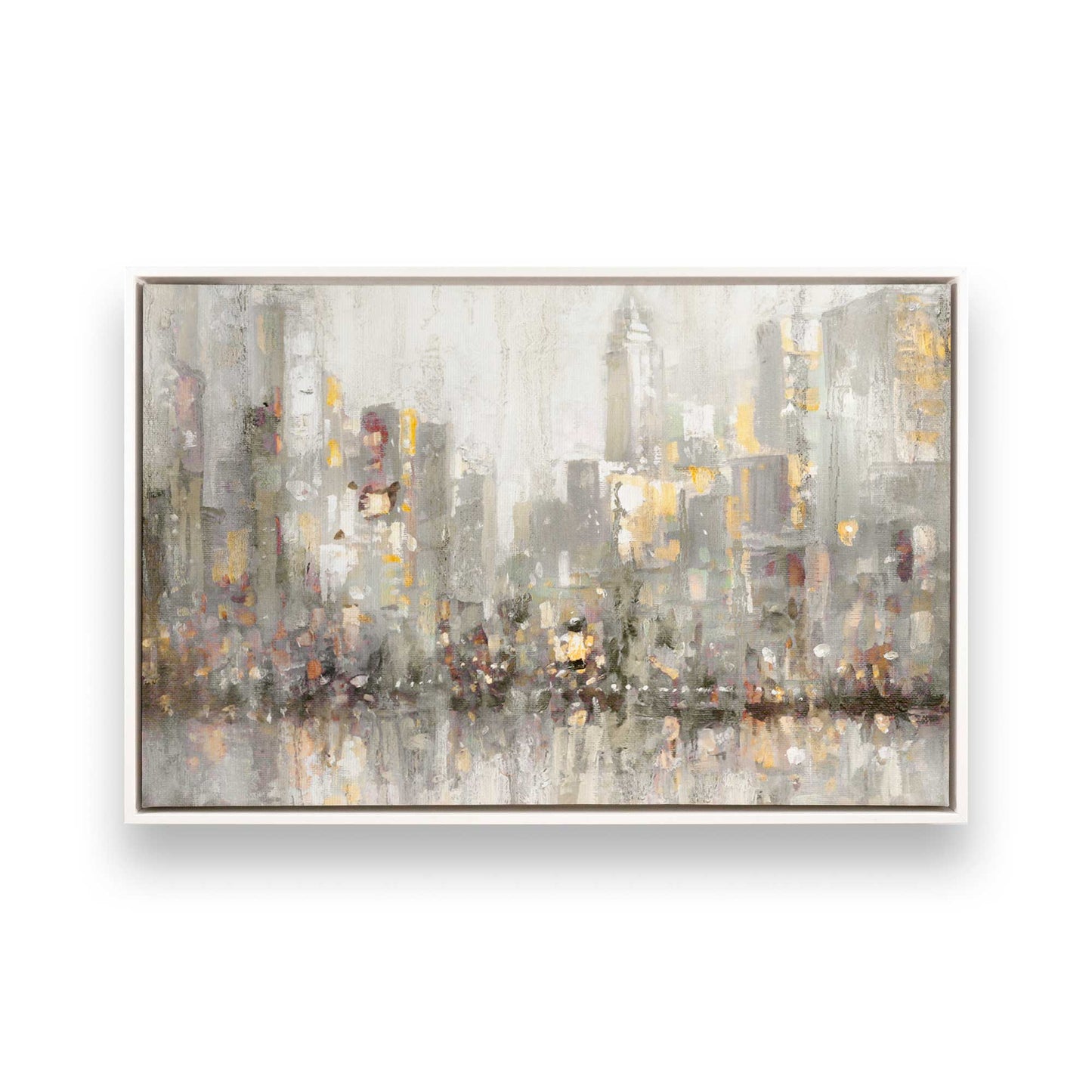 [Color:Opaque White], Picture of art in a White frame