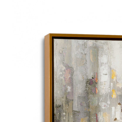 [Color:Polished Gold], Picture of art in a Polished Gold frame at an angle