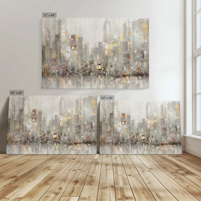 [Color:Stretched Canvas], Image showing the size comparisons