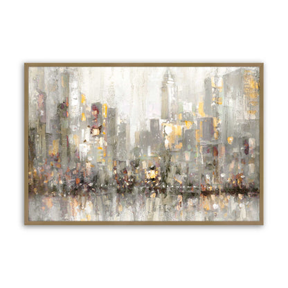 [Color:Brushed Gold], Picture of art in a Brushed Gold frame