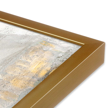 [Color:Polished Gold], Picture of art in a Polished Gold frame at an angle