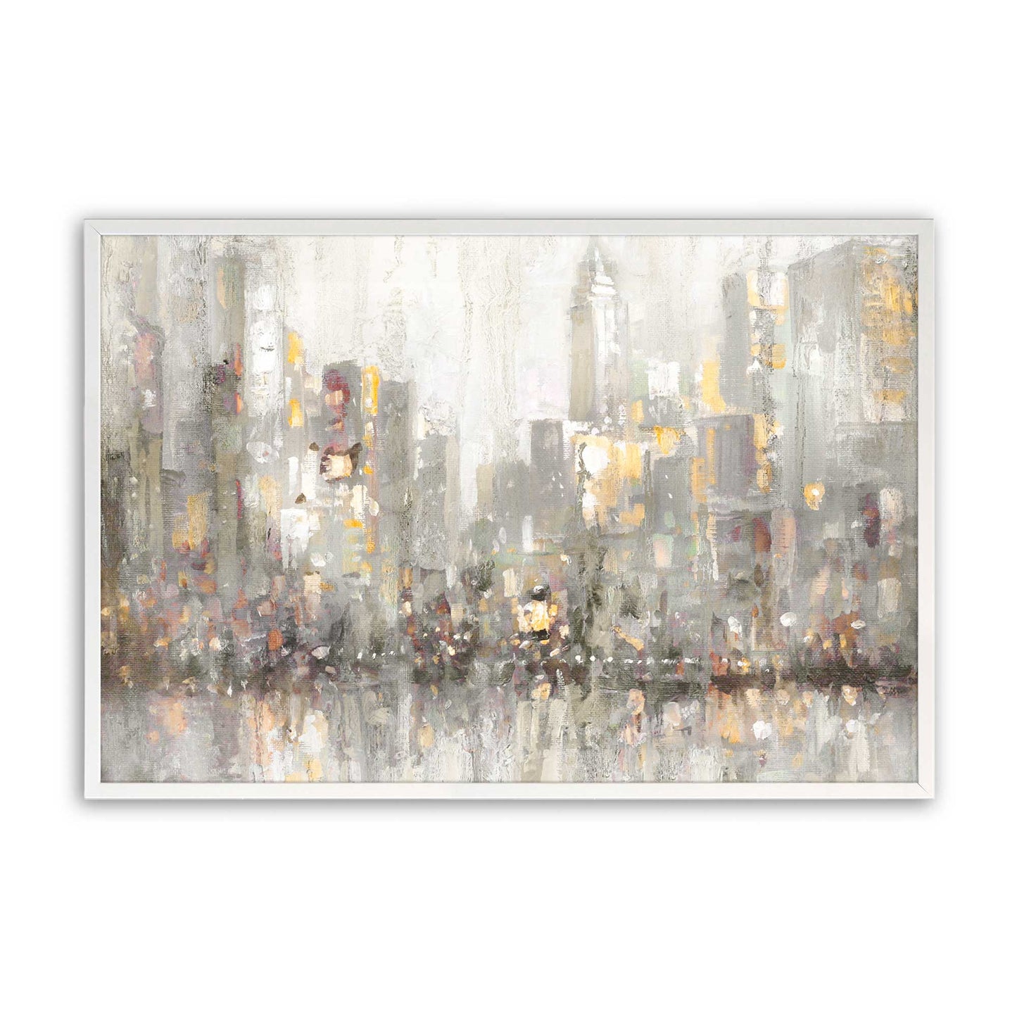 [Color:Opaque White], Picture of art in a Opaque White frame