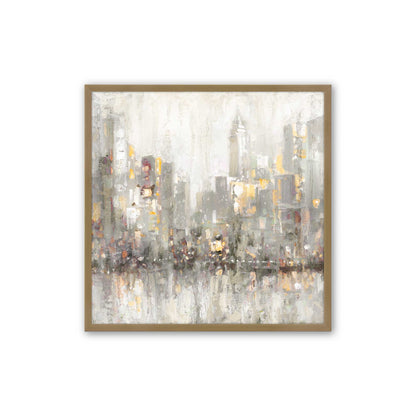 [Color:Brushed Gold], Picture of art in a Brushed Gold frame