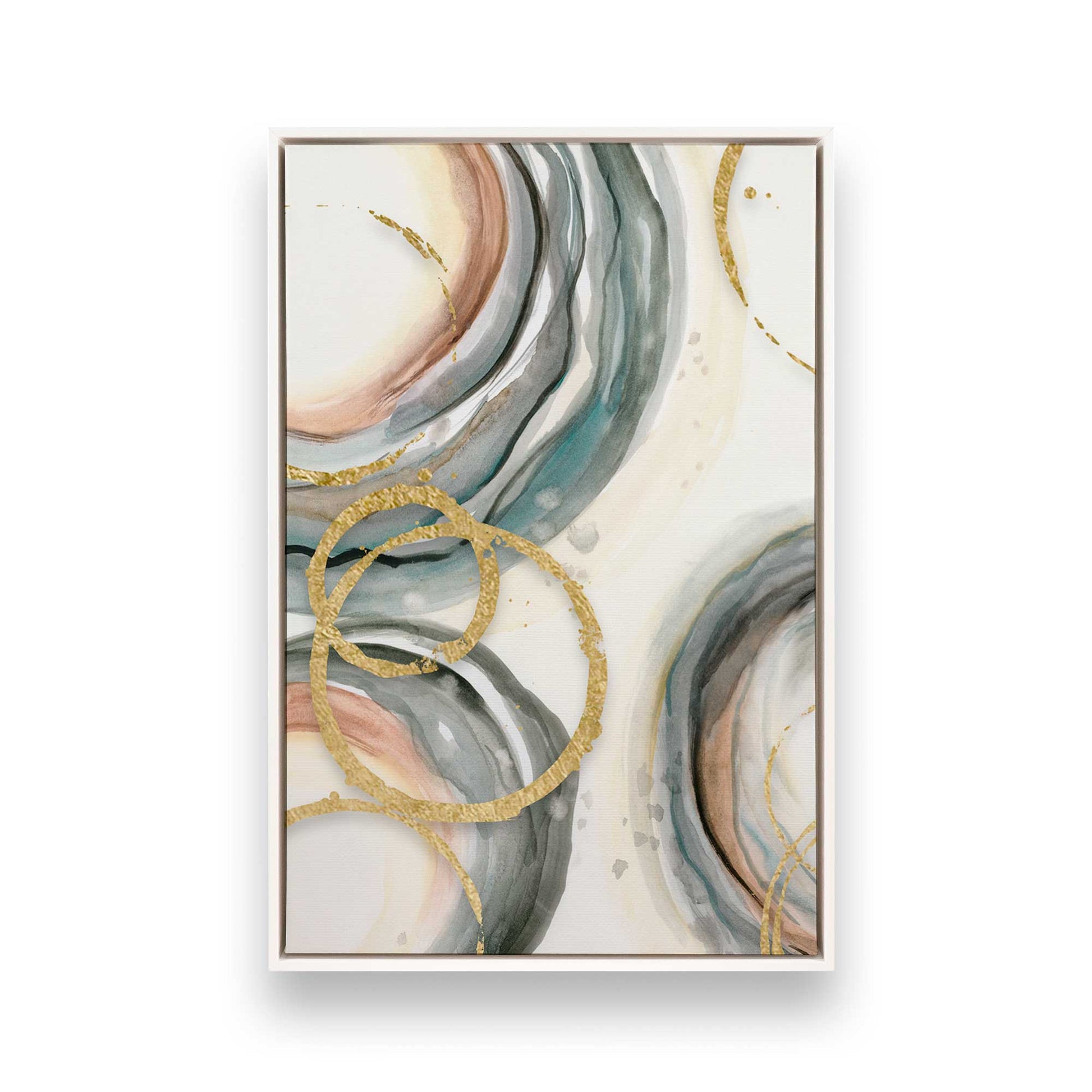 [Color:Opaque White], Picture of art in a White frame