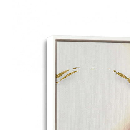 [Color:Opaque White], Picture of art in a White frame at an angle