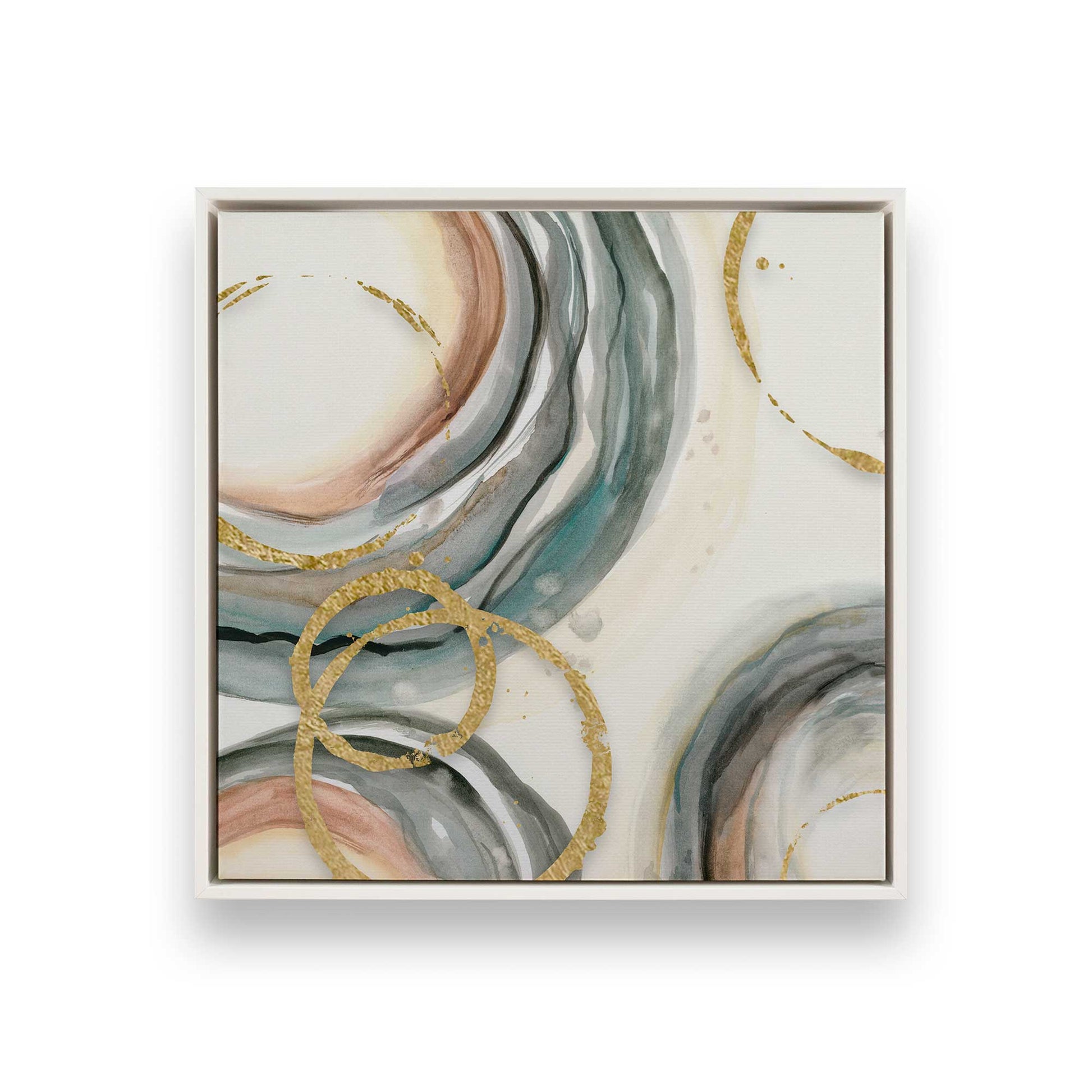 [Color:Opaque White], Picture of art in a White frame