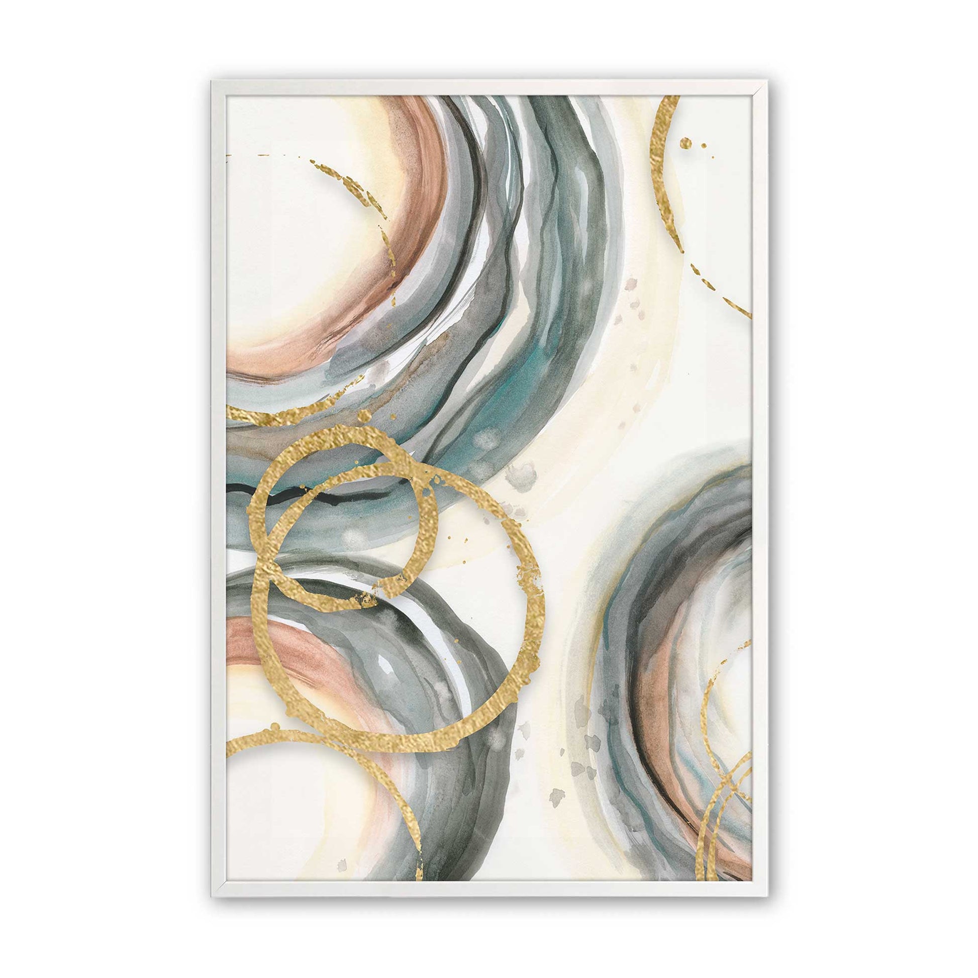 [Color:Opaque White], Picture of art in a Opaque White frame