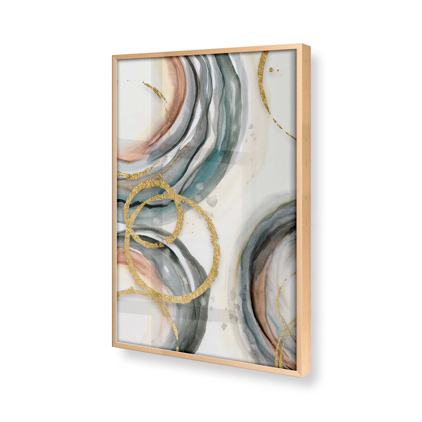 [Color:Raw Maple], Picture of art in a Raw Maple frame of the corner