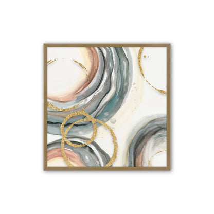 [Color:Brushed Gold], Picture of art in a Brushed Gold frame