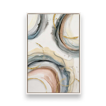 [Color:Opaque White], Picture of art in a White frame