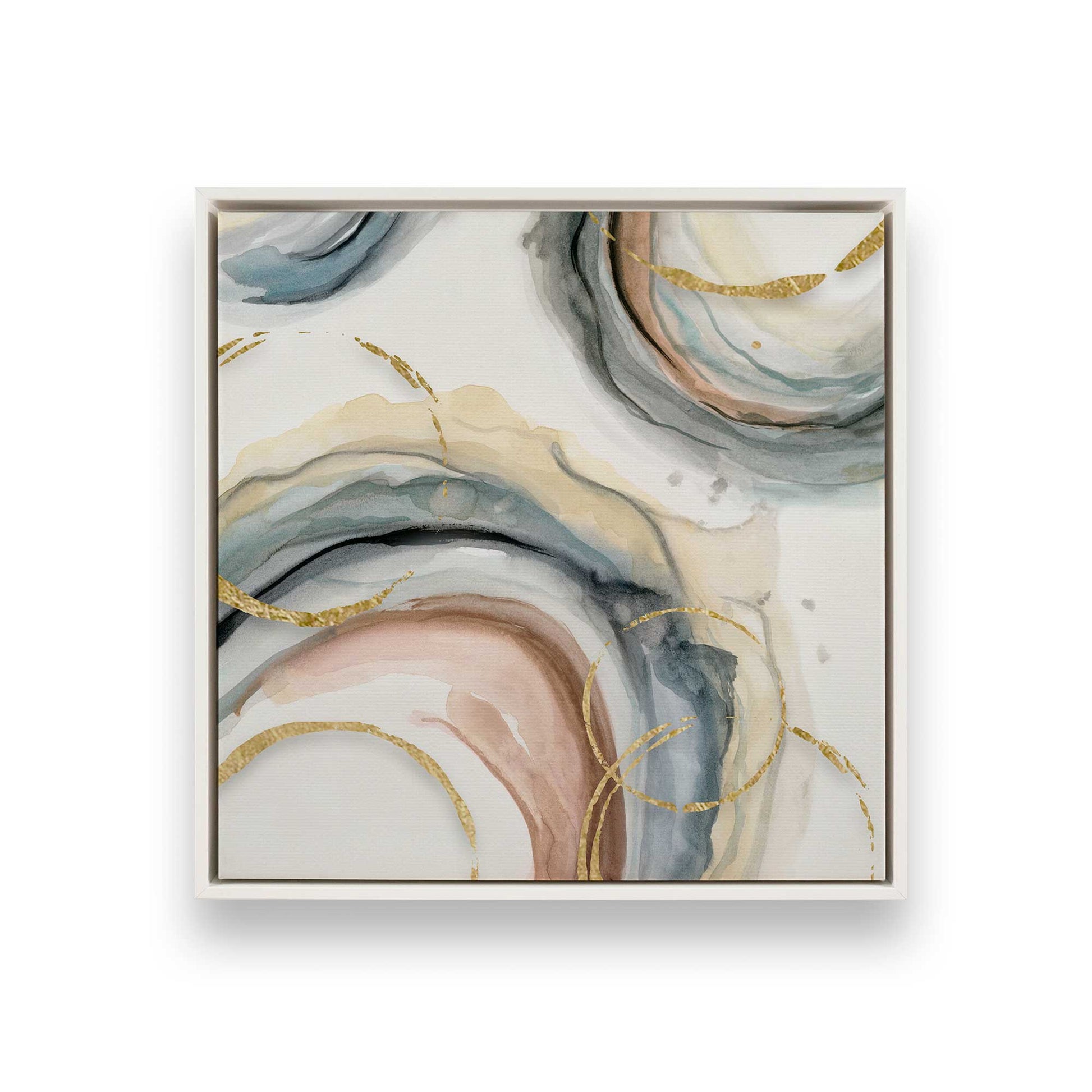 [Color:Opaque White], Picture of art in a White frame