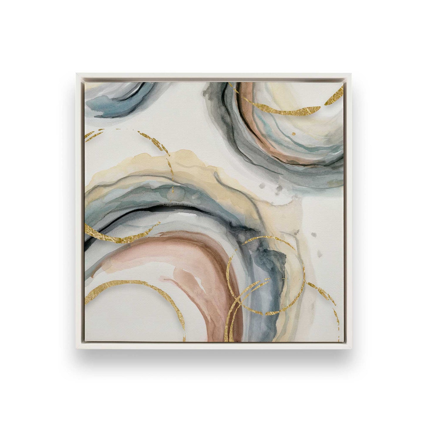 [Color:Opaque White], Picture of art in a White frame