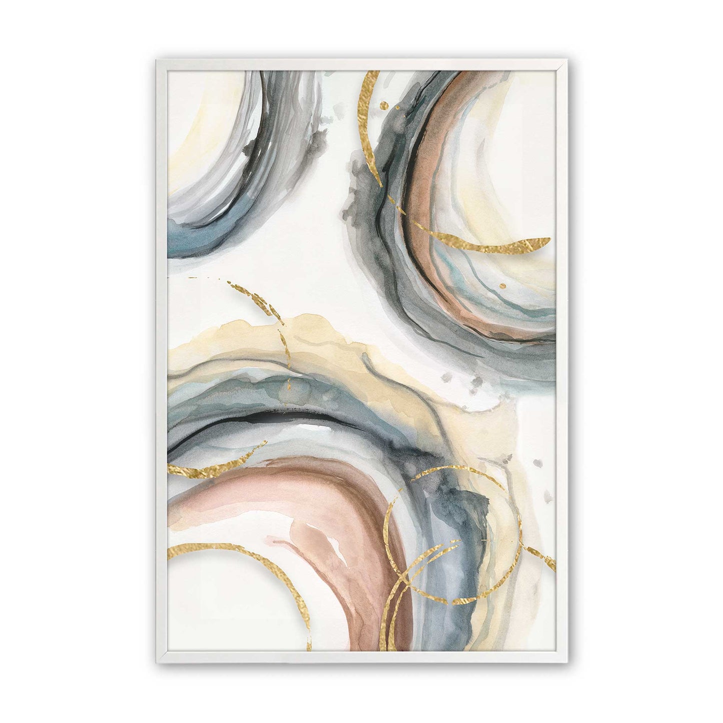 [Color:Opaque White], Picture of art in a Opaque White frame