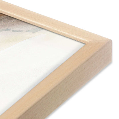 [Color:Raw Maple], Picture of art in a Raw Maple frame at an angle