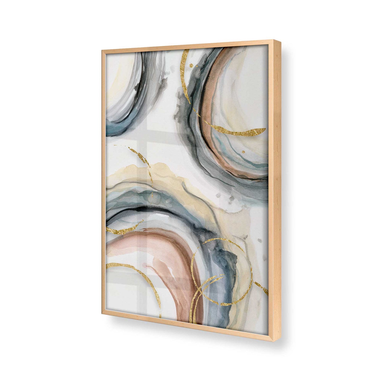 [Color:Raw Maple], Picture of art in a Raw Maple frame of the corner