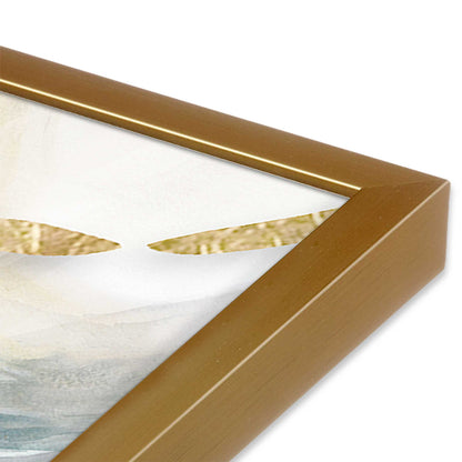 [Color:Polished Gold], Picture of art in a Polished Gold frame of the corner