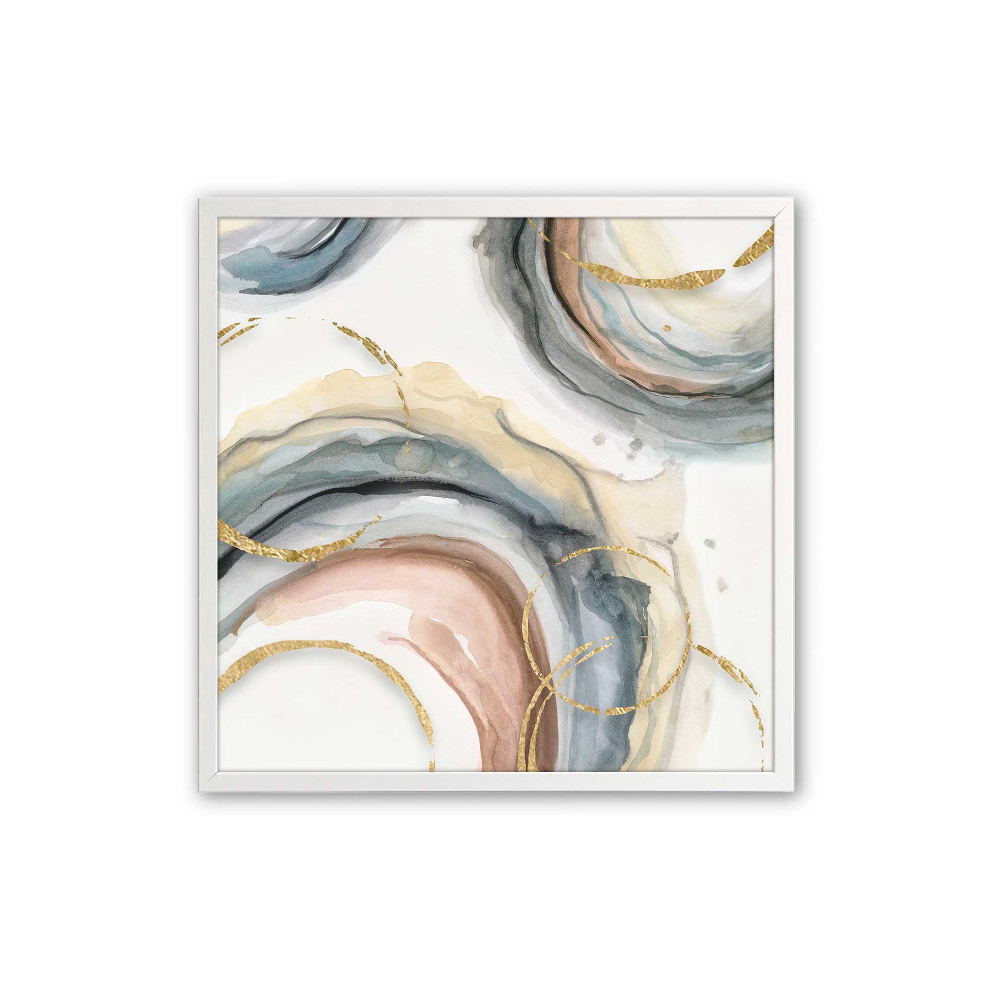 [Color:Opaque White], Picture of art in a Opaque White frame