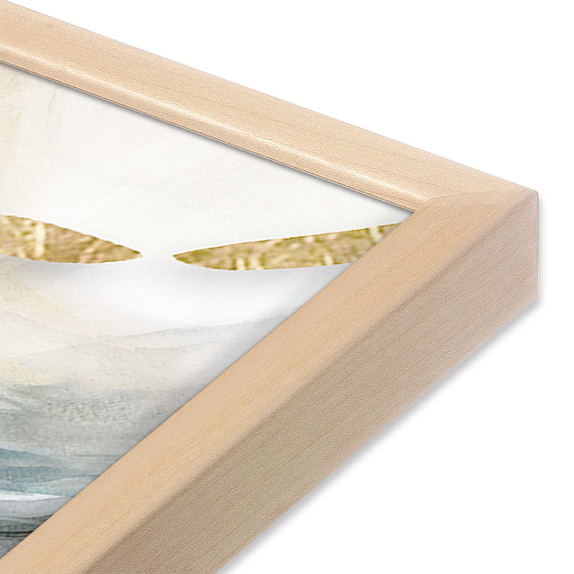 [Color:Raw Maple], Picture of art in a Raw Maple frame of the corner