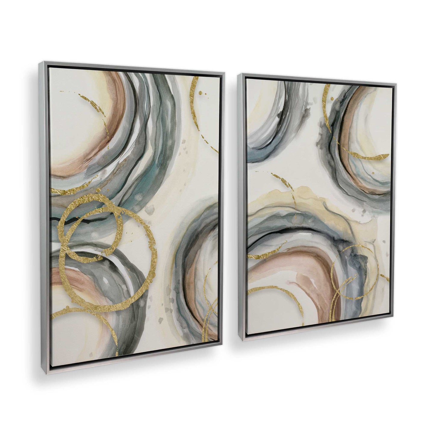 [Color:Polished Chrome], Picture of art in a Polished Chrome frame at an angle