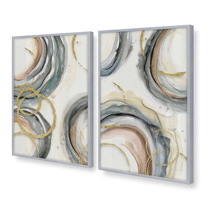 [Color:Polished Chrome], Picture of art in a Polished Chrome frame at an angle