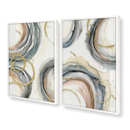 [Color:Opaque White], Picture of art in a Opaque White frame at an angle