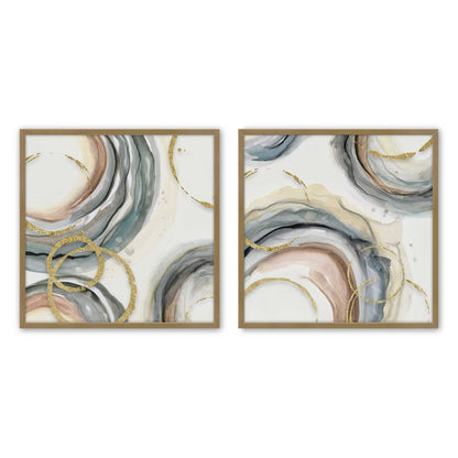 [Color:Brushed Gold], Picture of art in a Brushed Gold frame